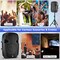 Black Iron Plastic 2-Way Active Speaker System w/ Tripod and Mic